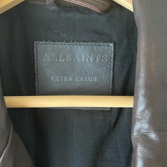 COPY - ALLSAINTS LEATHER BIKER JACKET - Picture 3 of 4